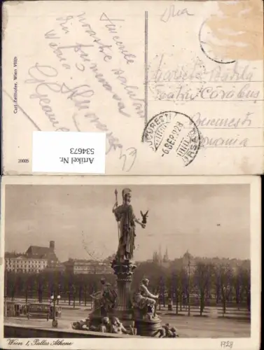 534673,Wien Innere Stadt Pallas Athene 1928 Parlament