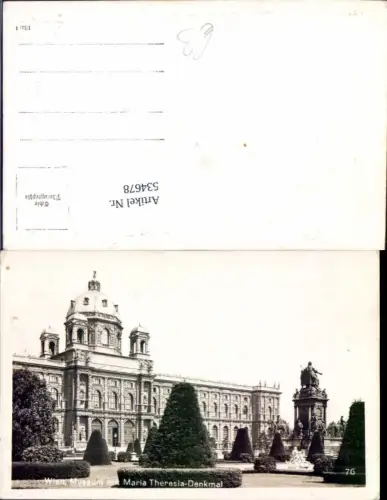 534678,Wien Innere Stadt Museum Maria Theresia Denkmal