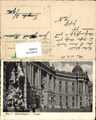534683,Wien Innere Stadt Michaelerplatz Burg