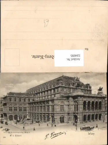 534695,Wien Innere Stadt K.K. Hofoper pub Deutsch 129