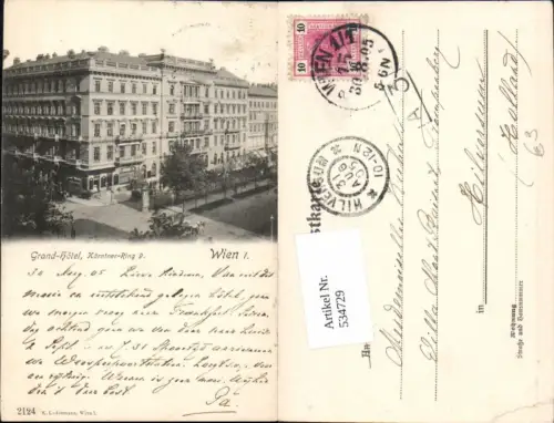 534729,Wien Innere Stadt Grand Hotel Kärntner Ring 9 pub Ledermann 2124
