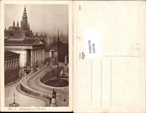 534749,Wien Innere Stadt Parlament Rathaus