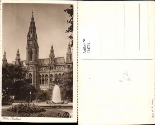 534752,Wien Innere Stadt Rathaus