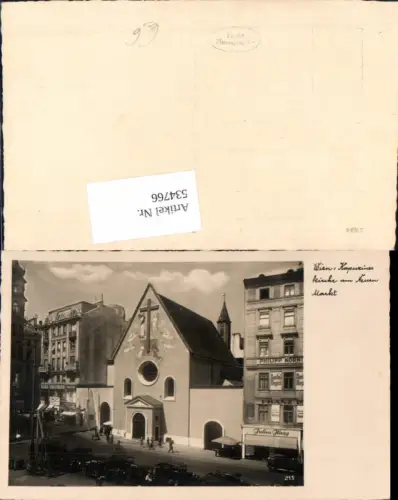 534766,Wien Innere Stadt Kapuzinerkirche Julius Haag Reklame Geschäft