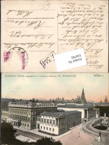 534785,Wien Innere Stadt Parlaments Palast Franzensring pub Ledermann 7976