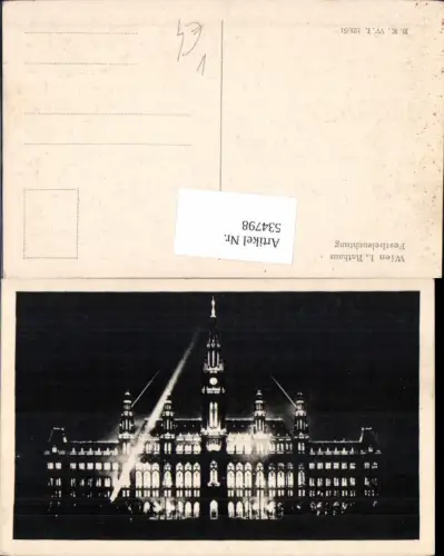 534798,Wien Innere Stadt Rathaus Festbeleuchtung pub B.K.W.I 121-51