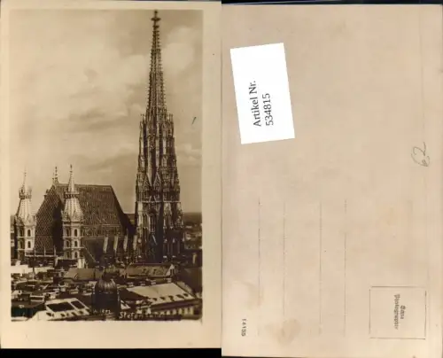 534815,Wien Innere Stadt Stephansdom