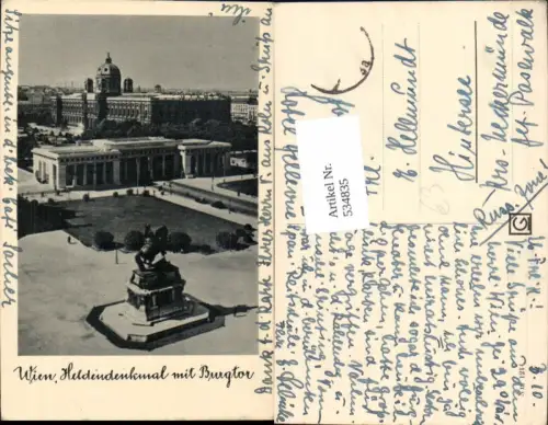 534835,Wien Innere Stadt Heldendenkmal Burgtor