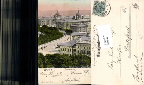 534841,Wien Innere Stadt Franzensring 1902