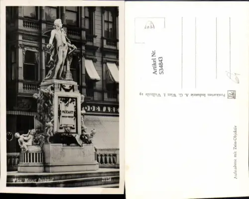 534843,Wien Innere Stadt Mozart Denkmal