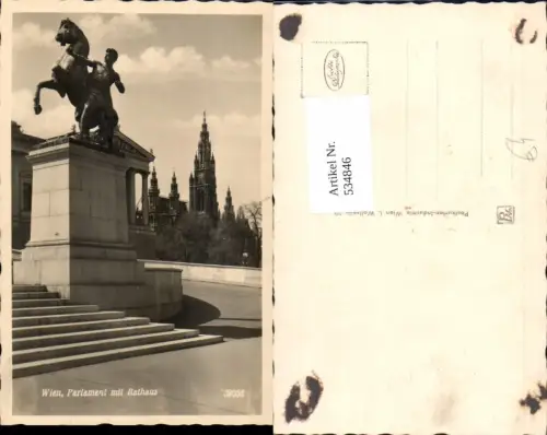 534846,Wien Innere Stadt Parlament m. Rathaus