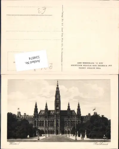 534874,Wien Innere Stadt Rathaus
