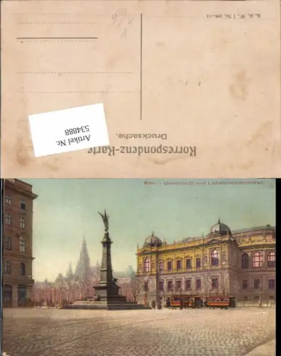 534888,Wien Innere Stadt Universität Straßenbahn pub B.K.W.I 106-14