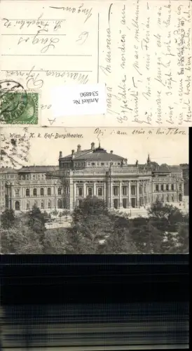 534890,Wien Innere Stadt Hof und Burgtheater Theater