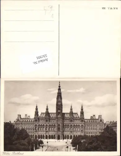 534891,Wien Innere Stadt Rathaus pub B.K.W.I 321