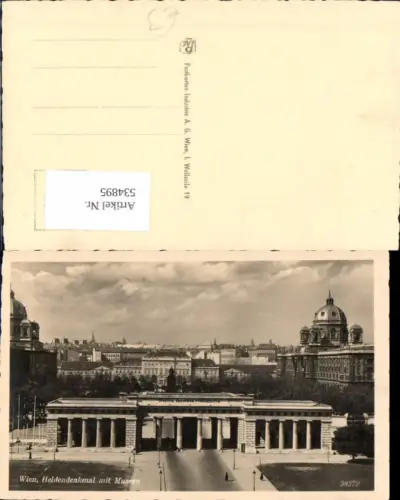 534895,Wien Innere Stadt Heldendenkmal Museen