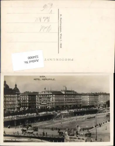 534900,Photokunst Nachbargauer Wien Innere Stadt Hotel Metropole Kai