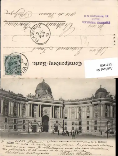 534909,Wien Innere Stadt K.K. Hofburg pub B.K.W.I