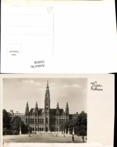 534938,Foto-AK Wien Innere Stadt Rathaus