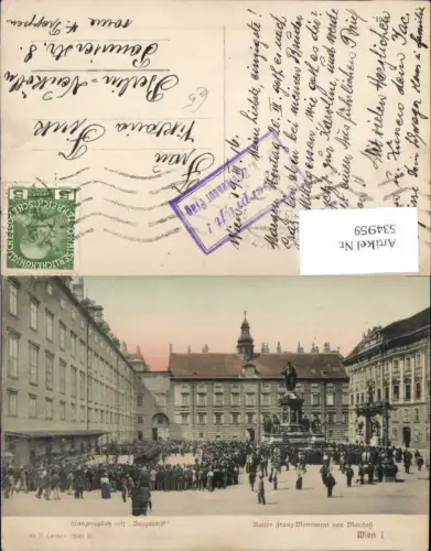 534959,Wien Innere Stadt Franzensplatz Kaiser Franz Monument pub Ledermann 45