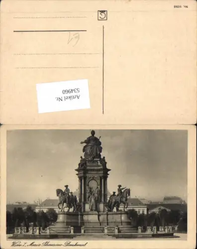 534960,Wien Innere Stadt Maria Theresien Denkmal
