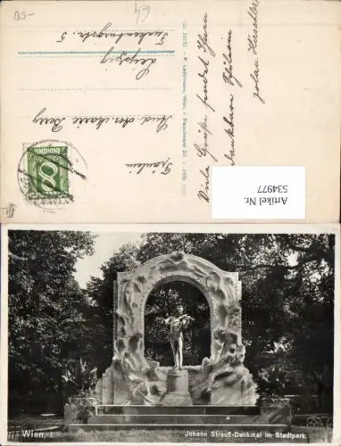 534977,Wien Innere Stadt Johann Strauß Denkmal Stadtpark pub Ledermann 24152