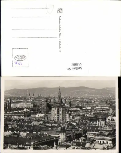534982,Wien Innere Stadt Stephansturm Aussicht