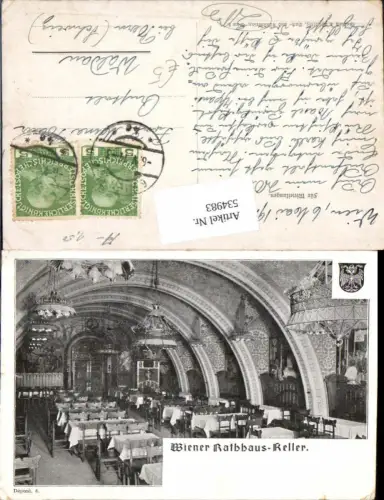 534983,Wien Innere Stadt Rathaus Keller Gasthaus