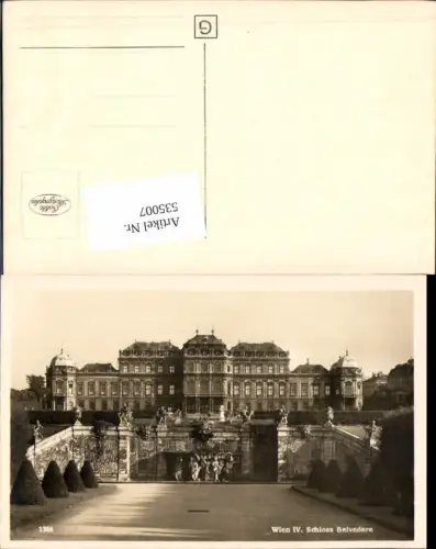 535007,Wien Innere Stadt Belvedere