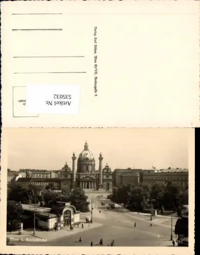 535032,Wien Innere Stadt Karlsplatz karlskirche
