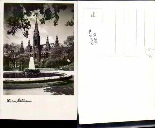 554190,Wien Innere Stadt Rathaus