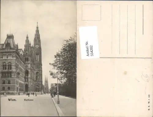 554202,Wien Innere Stadt Rathaus pub B.K.W.I. 545