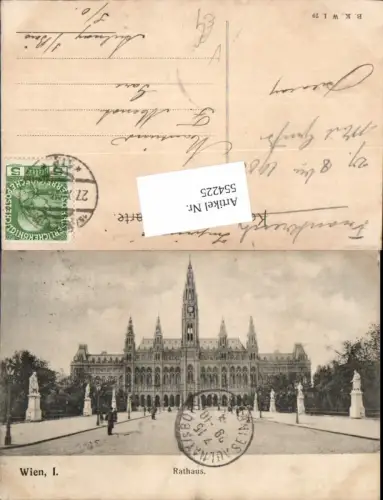 554225,Wien Innere Stadt Rathaus pub B.K.W.I. 79