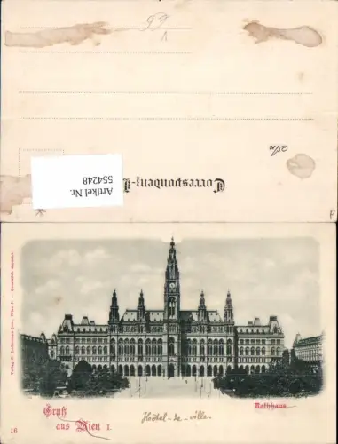 554248,Wien Innere Stadt Rathaus pub Ledermann 16