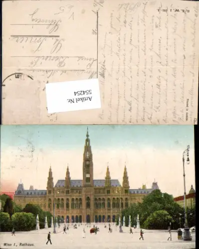 554254,Wien Innere Stadt Rathaus pub B.K.W.I. 105-3