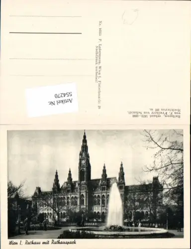554270,Wien Innere Stadt Rathaus