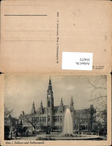 554272,Wien Innere Stadt Rathaus pub Ledermann 16355