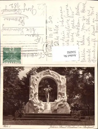 554292,Wien Innere Stadt Stadtpark Johann Strauß Denkmal