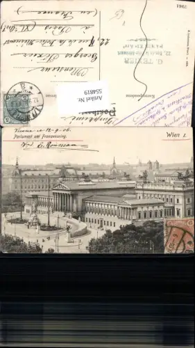 554819,Wien Parlament Ring Franzensring pub Ledermann 7941