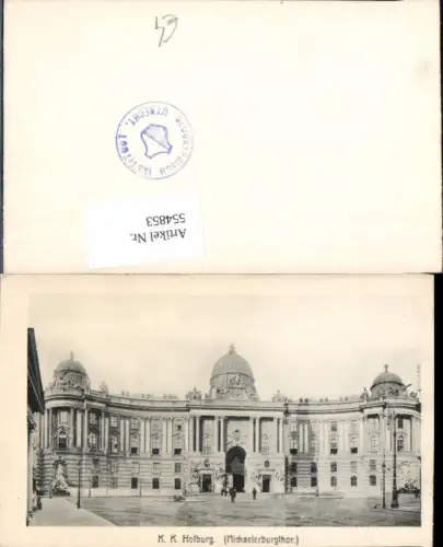 554853,Wien Innere Stadt Hofburg Michaelerburgtor