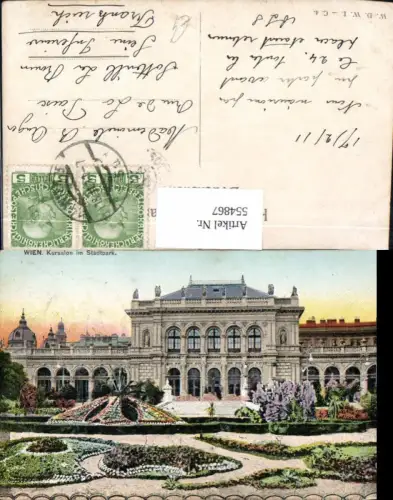 554867,Wien Innere Stadt Kursalon im Stadtpark