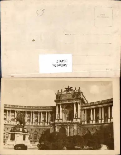 554917,Foto-AK Wien Innere Stadt Hofburg