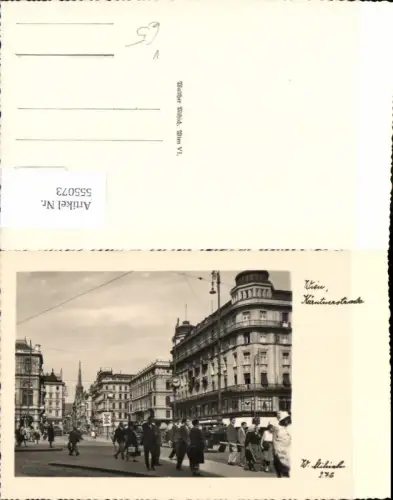 555073,Wien Innere Stadt Kärntnerstraße Straßenansicht pub W. Mihich 276