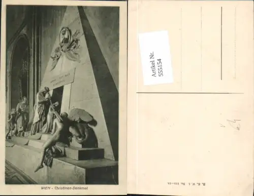 555154,Wien Innere Stadt Christinen Denkmal pub B.K.W.I. 115-18