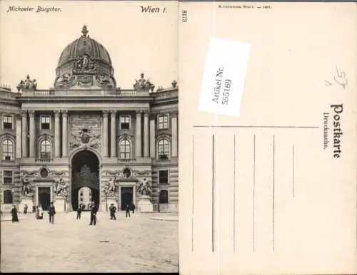 555169,Wien Innere Stadt Michaeler Burgtor Soldat pub Ledermann 8173