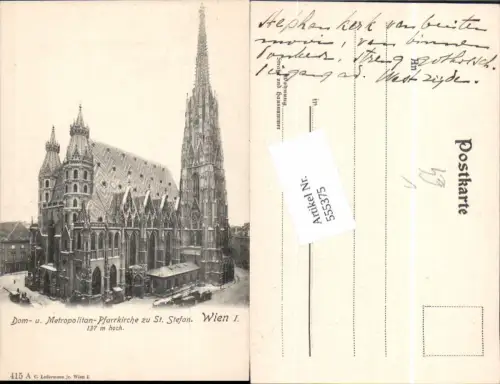555375,Wien Innere Stadt Stephansdom pub Ledermann 415 A