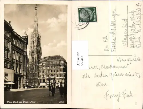 555412,Wien Innere Stadt Stephansdom Stock im Eisen