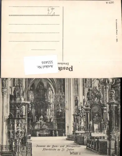 555416,Wien Innere Stadt Stephansdom Innen pub Ledermann 7878 A