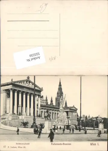 555550,Wien Innere Stadt Parlament Leute Brunnen pub Ledermann 17