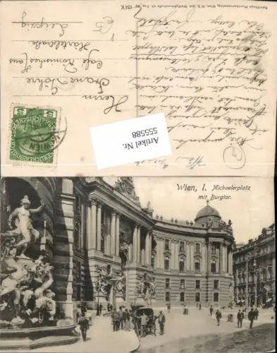 555588,Wien Innere Stadt Hofburg Burgtor Michaelerplatz pub Sperling 154 K